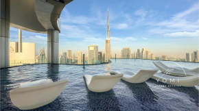 Panoramic Burj Khalifa and Sea View, Infinity Pool, Luxury 2BR